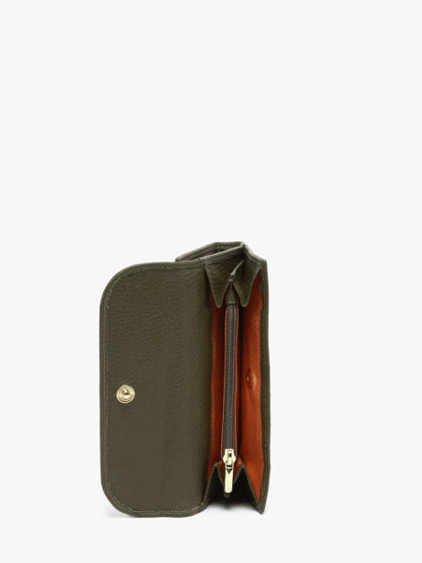 Portefeuille Caviar Leder Crinkles Groen caviar 15020 ander zicht 3